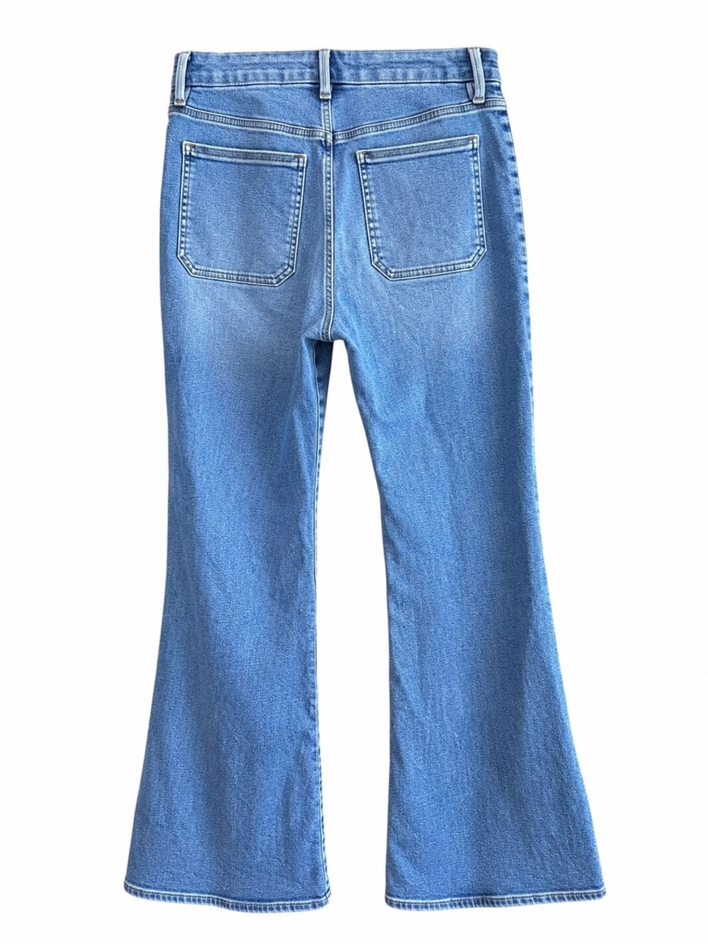 Good American Good Legs Flare Mid Rise Jeans Size 12/31 - Picture 4 of 11